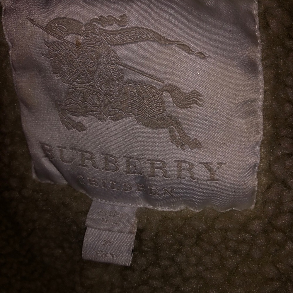 Burberry coat 2y
